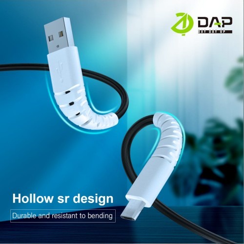 DAP D-S30M Data Cable Micro USB 2.1A 1m Fast Charging Kabel Charger Mini Tube