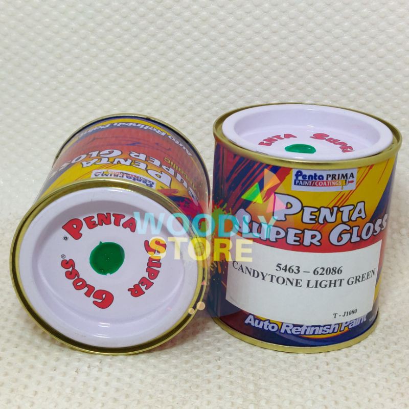 PENTA SUPER GLOSS CANDYTONE LIGHT GREEN CANDY HIJAU TERANG CAT BODY DUCO 200ml