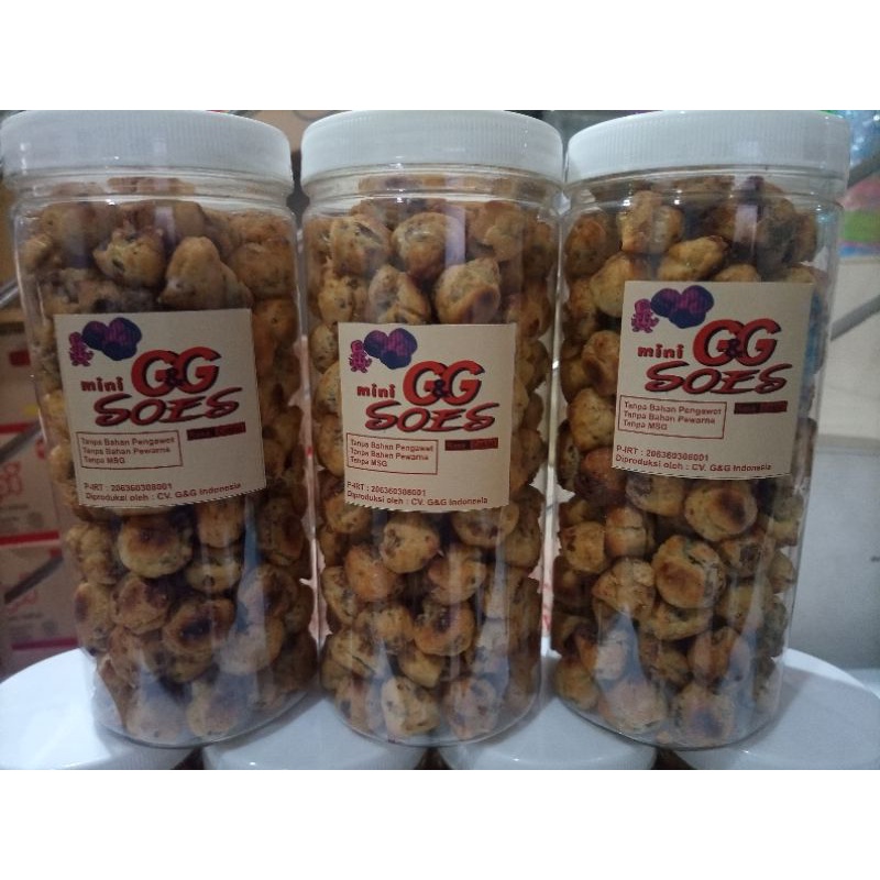 

Terlaris !! kue Soes cokelat dari GG/GG Soes cokelat kemasan Toples