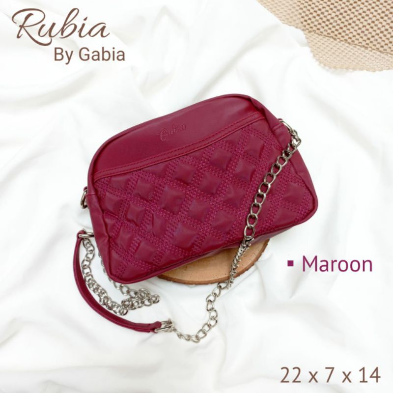 Ready RUBIA SLINGBAG CHOCOLY BY GABIA BAG