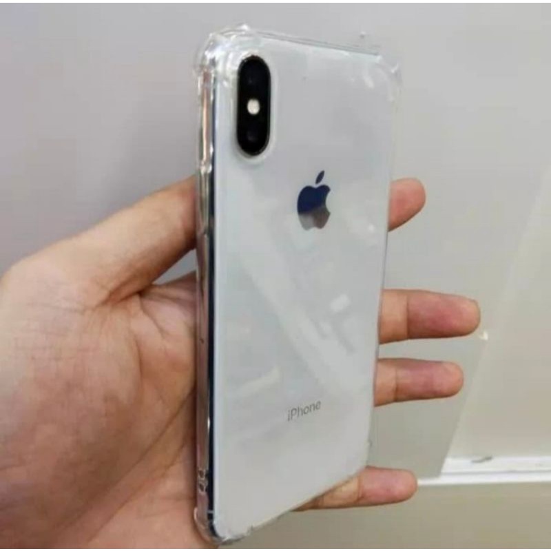 X XS XR XS MAX soft case silikon silicone anti crack shock