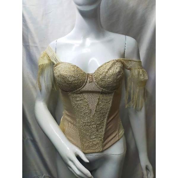 BUSTIER CORSET LONGTORSO REWORK VINTAGE