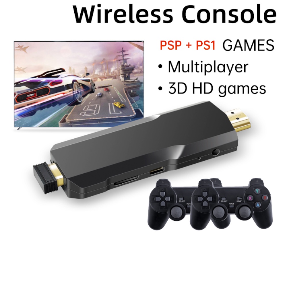 Game Stick 4K Gen 2 Game Console Wireless Gamepad HDMI TV Retro Video Game