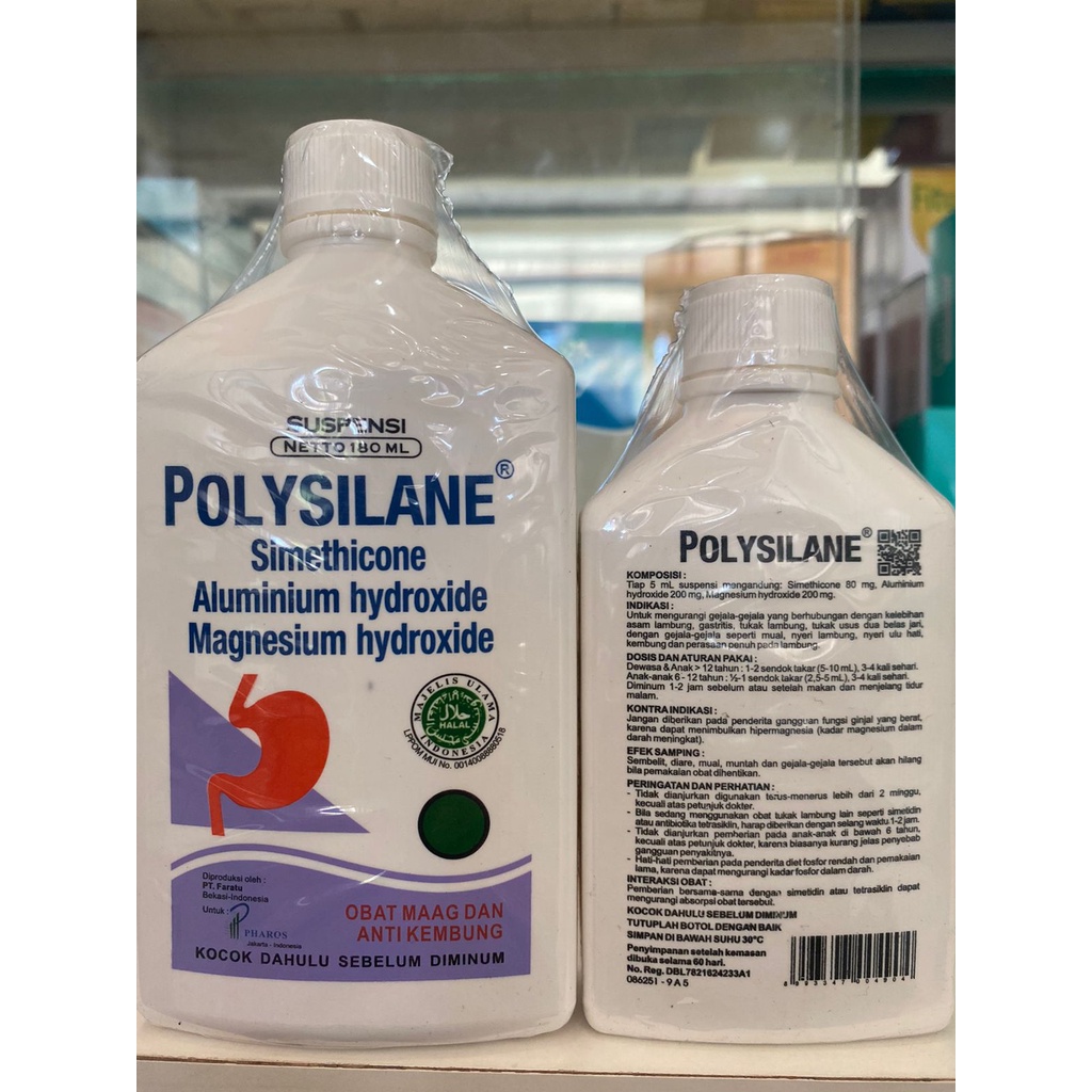 Polysilane Sirup/Suspensi / Obat maag dan Kembung