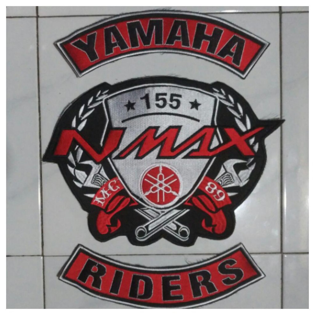 Patch Bordir NMAX Emblem Punggung NMAX Emblem Bordir Punggung Yamaha NMAX Patch Emblem NMAX