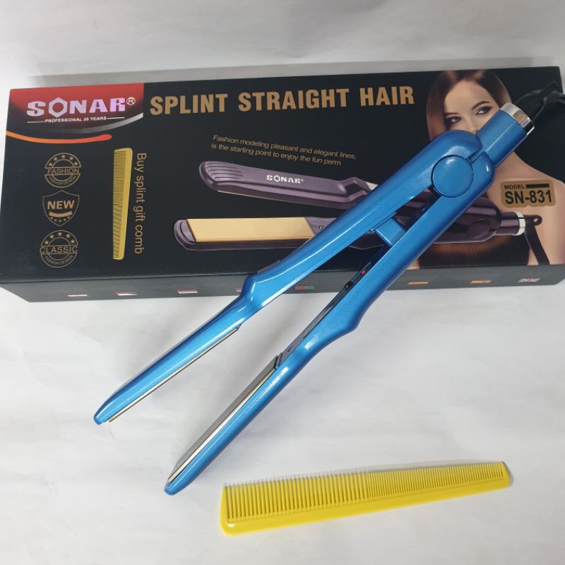 ALAT CATOK RAMBUT SONAR SN-831 CATOK LURUS REBONDING  CATOK 2IN1 CURLY KERITING MURAH