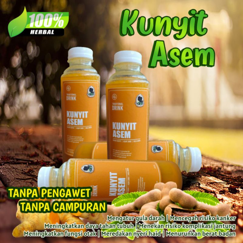 

Jamu kunyit asem 250 ml