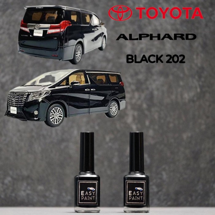Cat Oles Black Solid 202 Alphard Hitam Solid