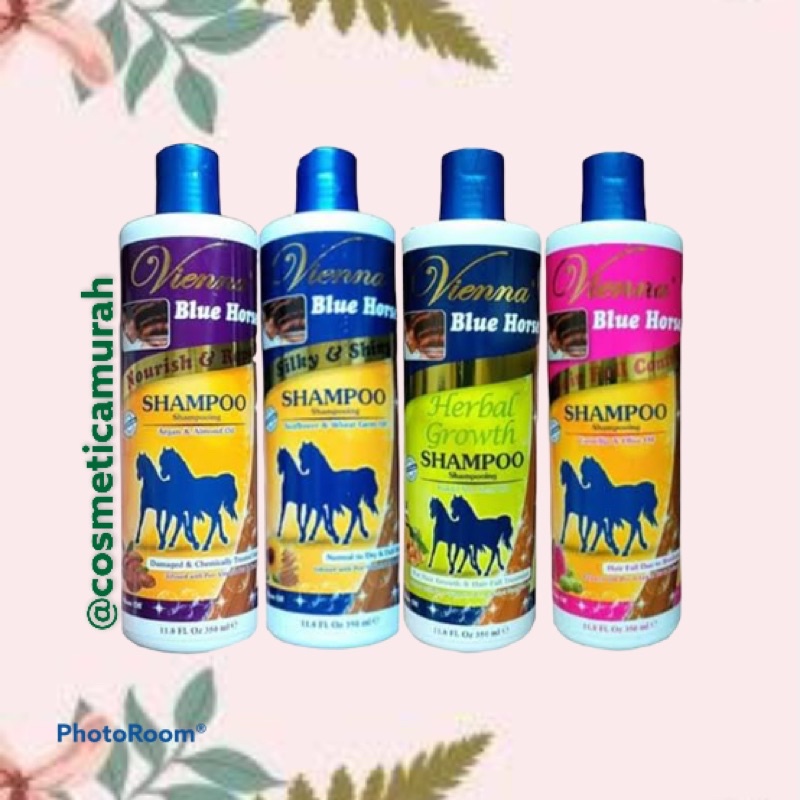 cosmeticamurah - VIENNA SHAMPO KUDA - HORSE HAIR SHAMPO 350 ML - SHAMPO PEMANJANG RAMBUT