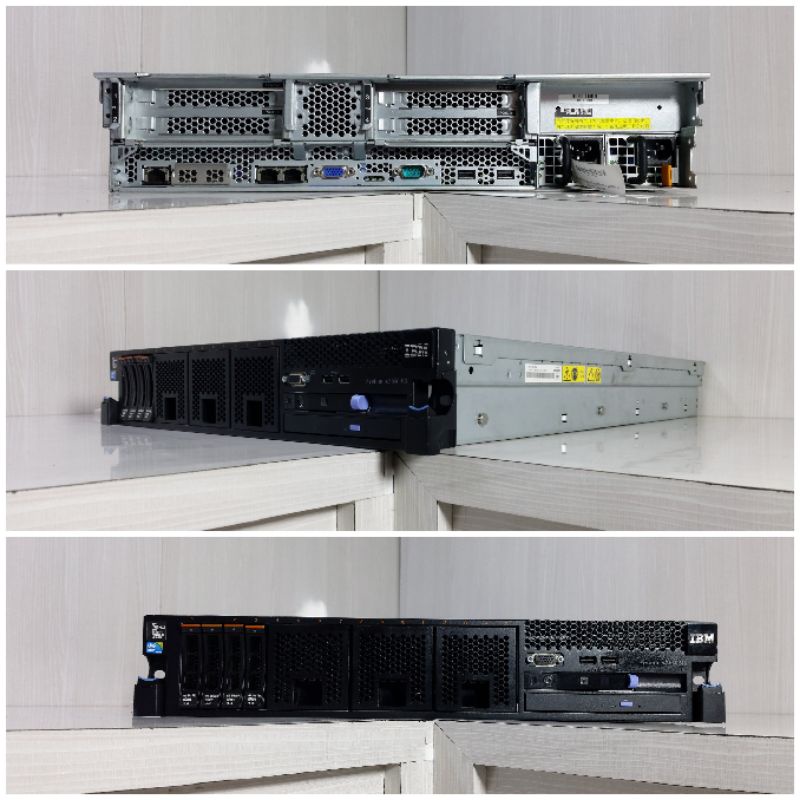 Server Ibm System X3650 M3 2UXeon E5506 x1 Ram 32Gb Hdd 600Gb