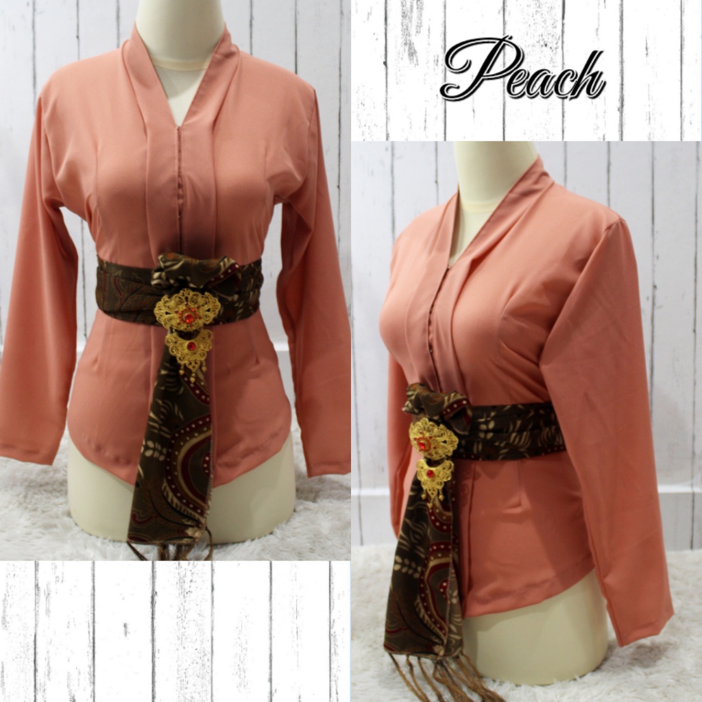 Kebaya Bali / Kebaya Kartini Polos / Kebaya Moscrepe (Soft Collection)