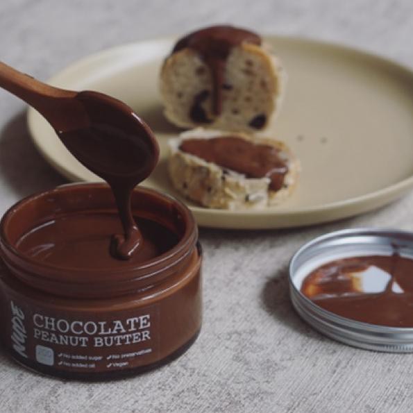 

Kirim Sekarang GVMIW NUDE Chocolate Peanut Butter 200g - Unsweetened Selai Kacang Dark Chocolate Veg