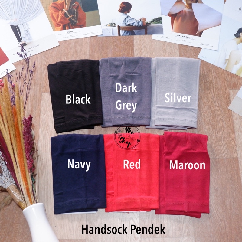 Manset Tangan/Handsock Tazlia Pendek bahan Rayon