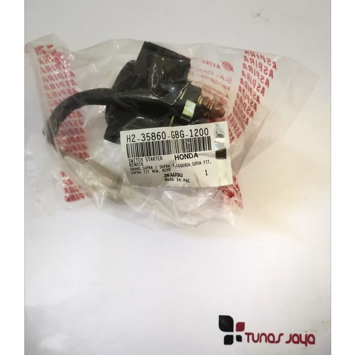 Bendik Relay Stater Switch Starter - Tiger Grand Legenda Supra X Fit New Asli Aspira H2-35860-GBG-1200