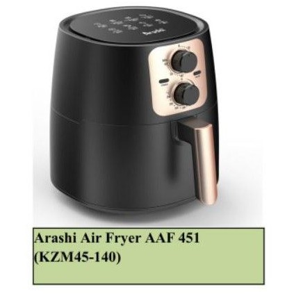 ARASHI AIR FRYER AIRFRYER AAF 451 MESIN ALAT PENGGORENG MENGGORENG TANPA MINYAK OIL 4,5 L LITER