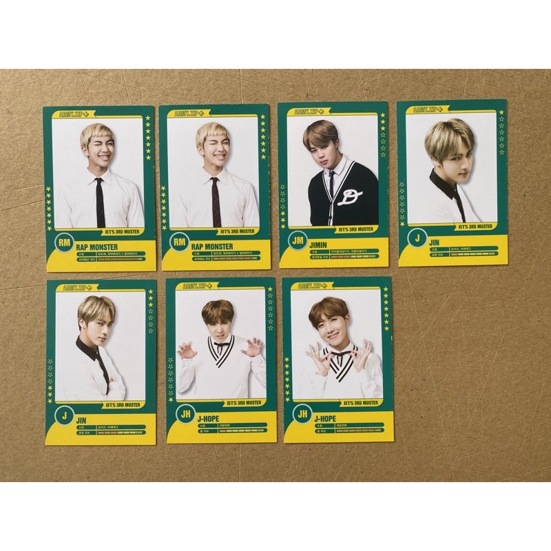 BTS 3rd Muster Player Card