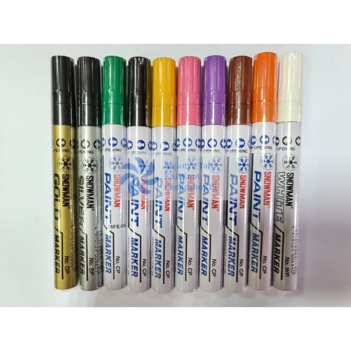 

PAINT MARKER SNOWMAN WARNA WARNI - Merah Muda RJT