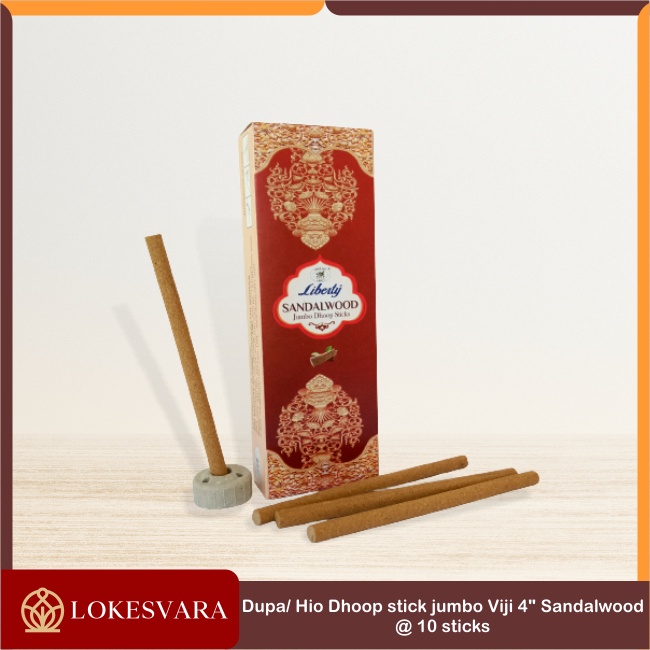 Dupa Hio Wangi India Viji Dhoop Stick Jumbo 4&quot; @ 10sticks