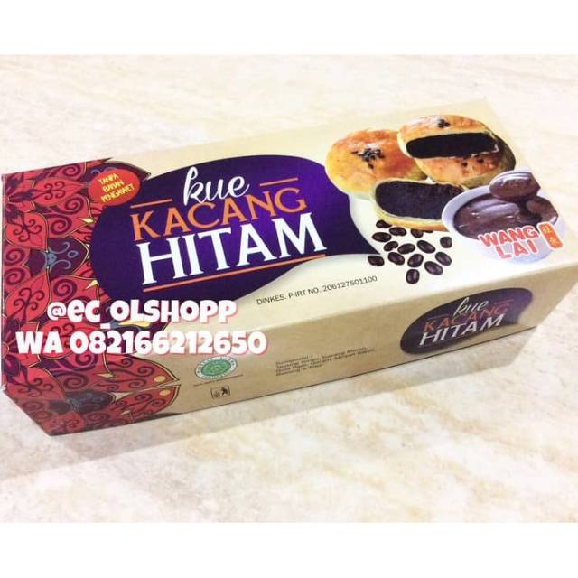 Pia Kue Bapia Kacang Hitam Merah Hijau Tausa Wang Lai Medan WangLai Halal