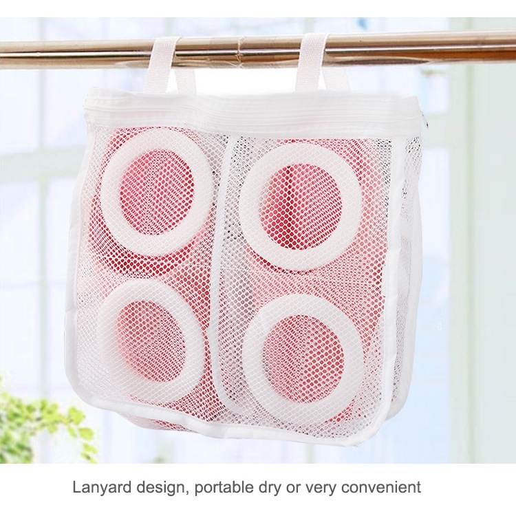 Kantong Mesin Cuci Laundry Shoes Washing Mesh Bag - 62319 - White