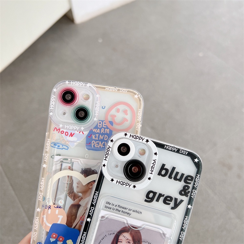 Soft Case Transparan Motif Hati Untuk iPhone 12 13 Pro MAX 11 X XR XS MAX 7 8 Plus