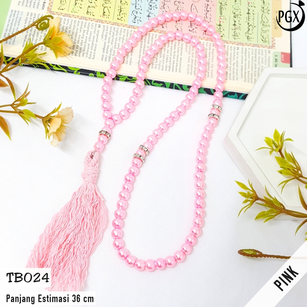 PGX Tasbih Mutiara / Kristal Mewah 99 Butir Fashion Muslim TB024