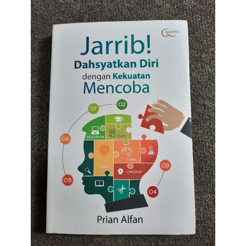 

BUKU MOTIVASI JARRIB! DAHSYATKAN DIRI DENGAN KEKUATAN MECOBA (DEFECT ATAS & BAWAH BAGIAN LUAR)