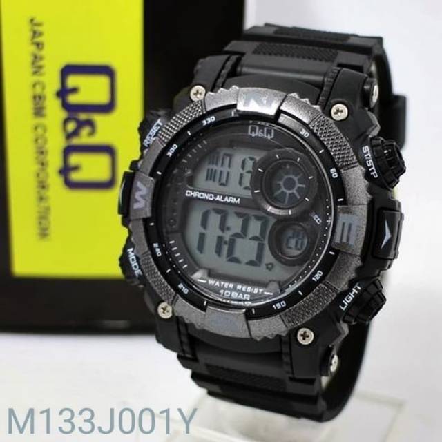 Arloji Jam Tangan Pria Q&Q QnQ QQ Asli Ori Original M133 M133J M 133