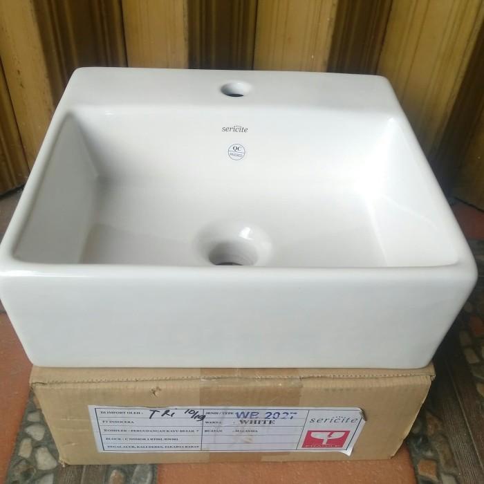 wastafel sericite putih wb2027/wastafel cuci tangan