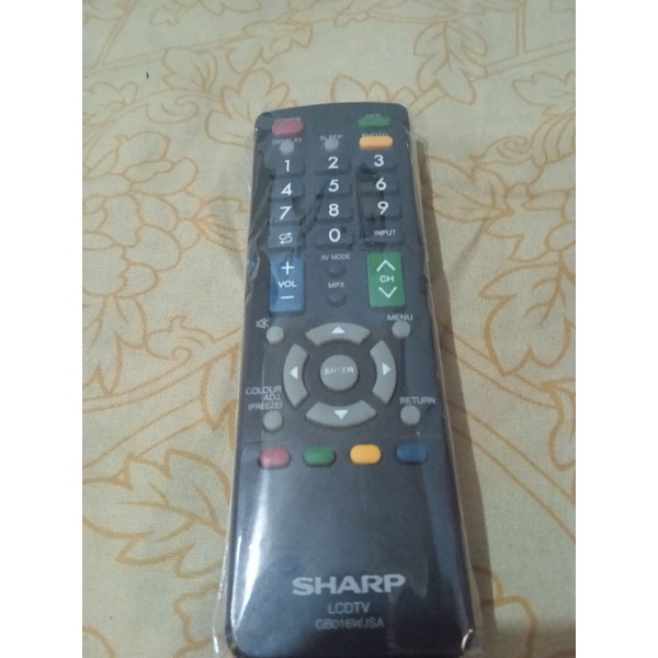 remote tv led sharp ori