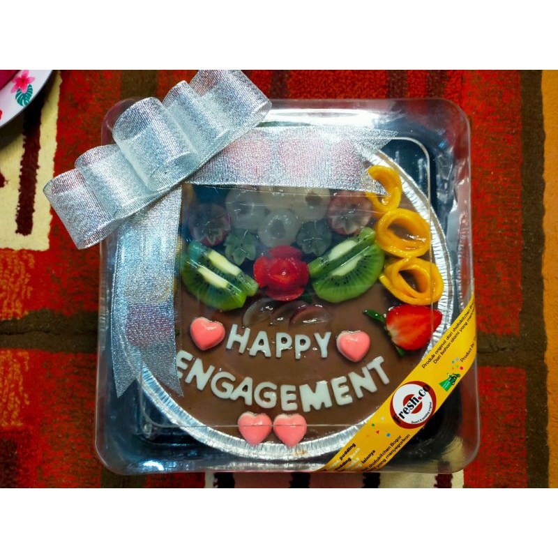 

pudding susu dan buah