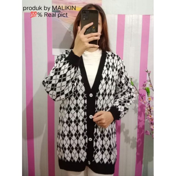 CARDIGAN DIAMOND SIDO MALIKIN