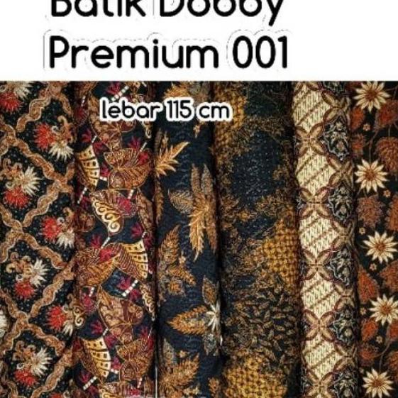 Jual BEST SELLER! Bahan Kain Batik Dobby Doby Halus Premium Seri 001 ...