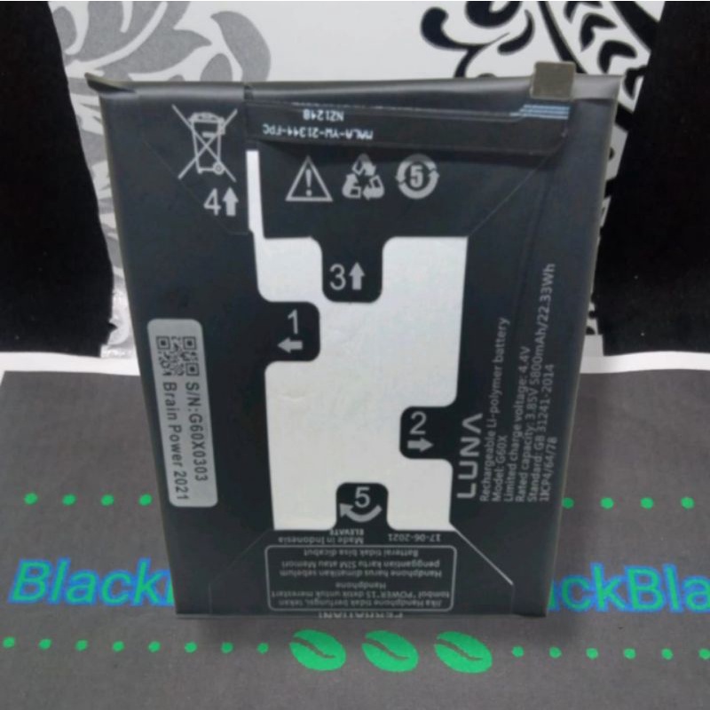 Batrai Luna X prime G60x Batre Luna Model G 60X Baterai Xprime Ram 4/64 Original Battery