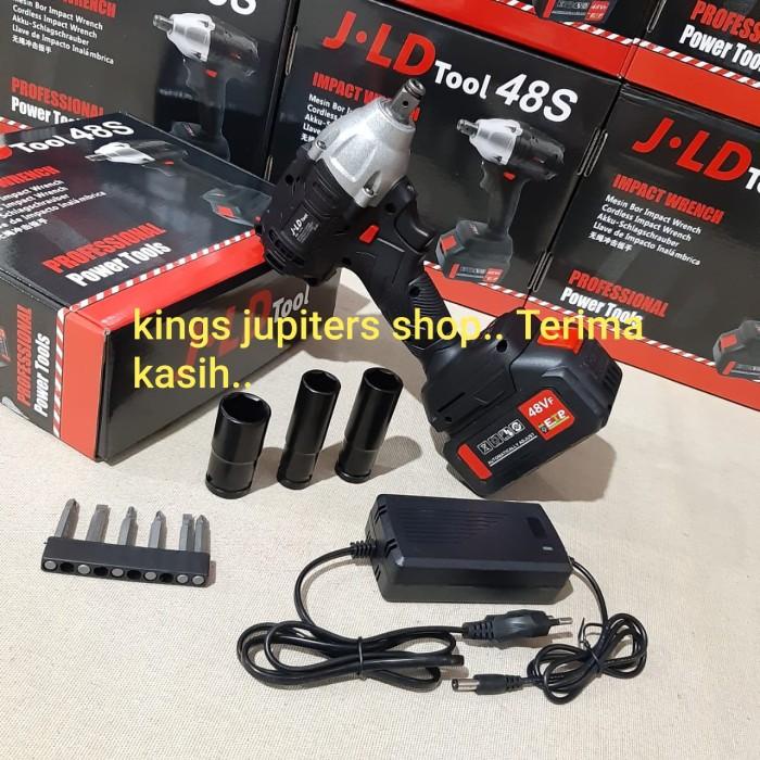 PAHE JLD CORDLESS BUKA TUTUP BAUT IMPEK IMPACT WRENCH 48VOLT 48S JLD