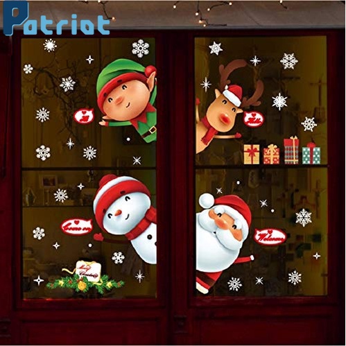 [ Christmas Wall Window Stickers Home Decoration Products Accessories ]