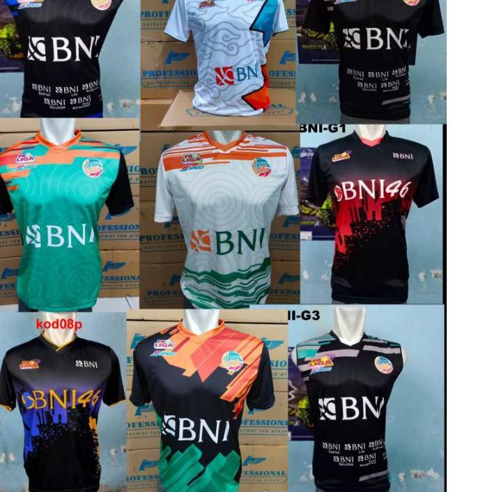 [CI0445] kaos voli proliga baju poli proliga BAJU VOLI BNI kaos voli bni baju jersey atasan terpapor