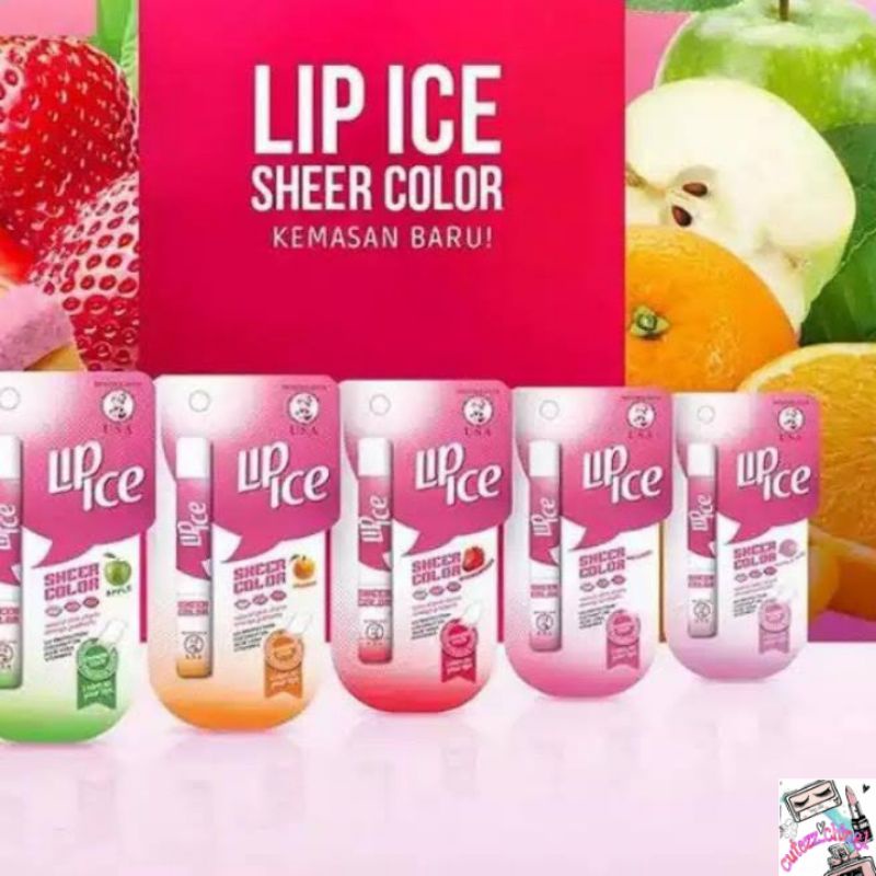 ☃Cutezz_Ching1☃Lip Ice Sheer Color 2.2gr - Pelembab Bibir