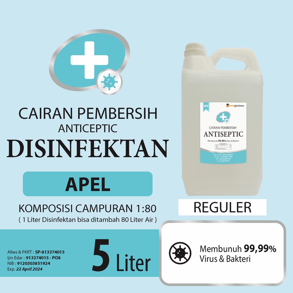 Disinfektan aneka aroma kemasan jirigen 5 liter