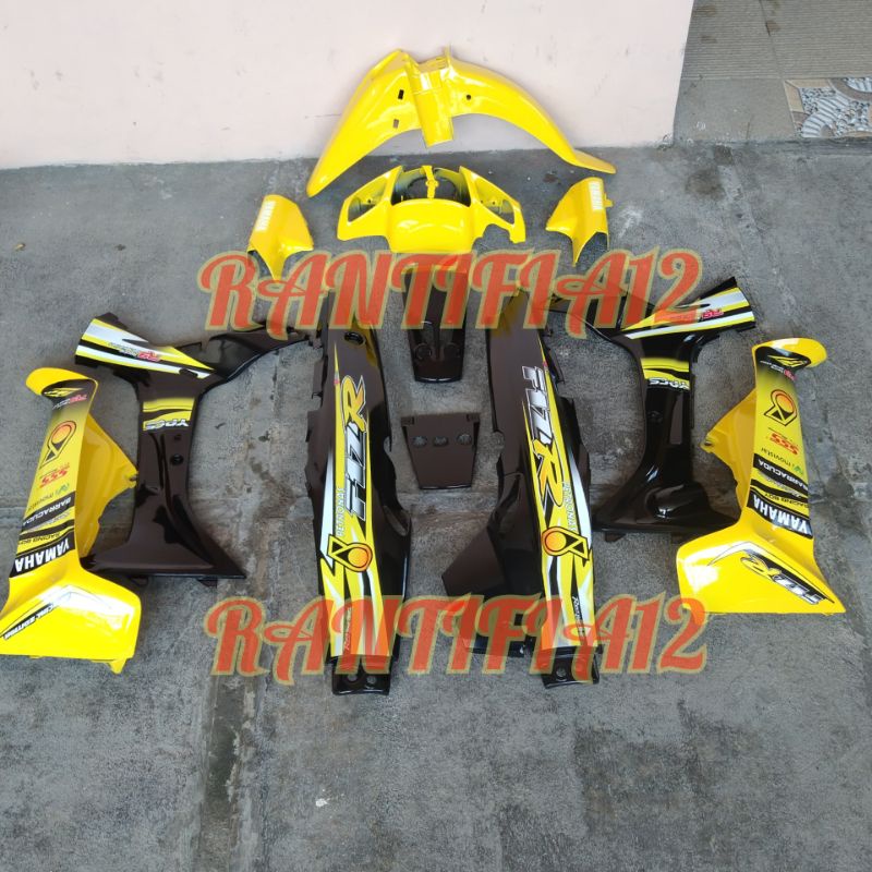 cover bodi fizr full set bodi fizr fiz r kuning hitam