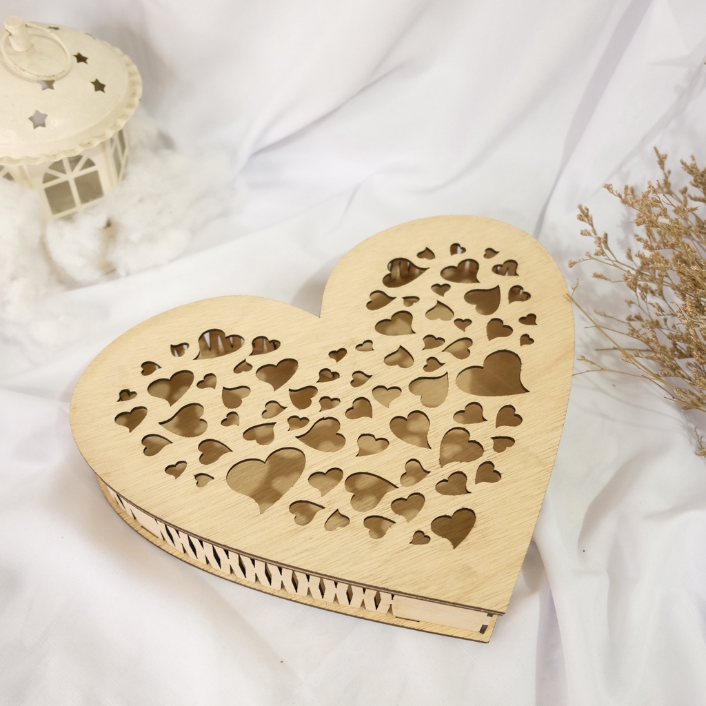 Memory Box Multifunction Heart Shape Valentines Day