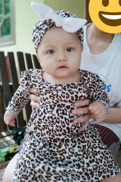 3 - 18bln[PILIH MOTIF] GRATIS TURBAN Baby VECHIA little koda pakaian bayi baby dress bayi baju bayi