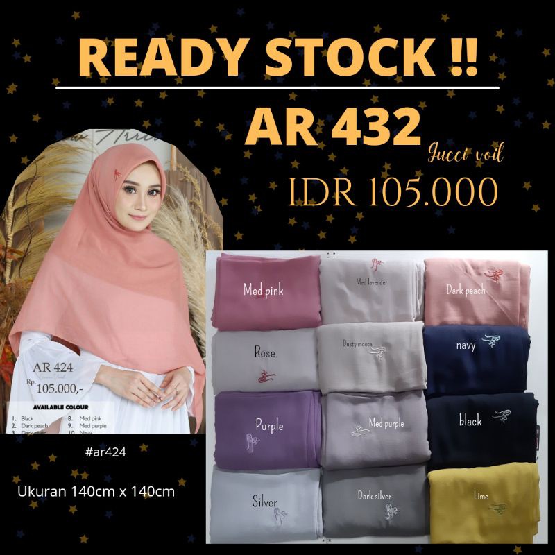 Arrafi 424/segiempat voal/ segiempat jumbo