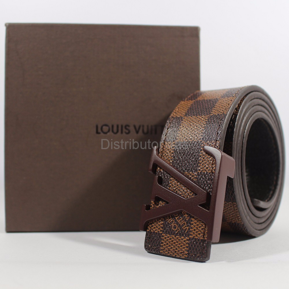 GESPER IKAT PINGGANG KULIT PRIA IMPORT FASHION LV EU1 BROWN