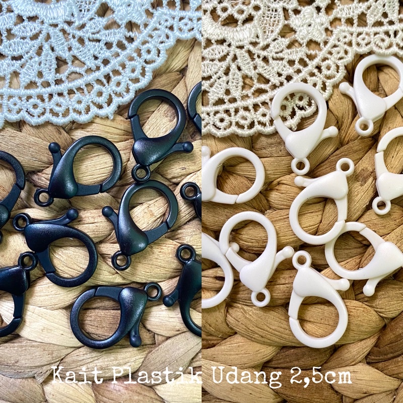 10pcs/ Kokot Plastik Udang/ Kait Udang Plastik 2.5 cm