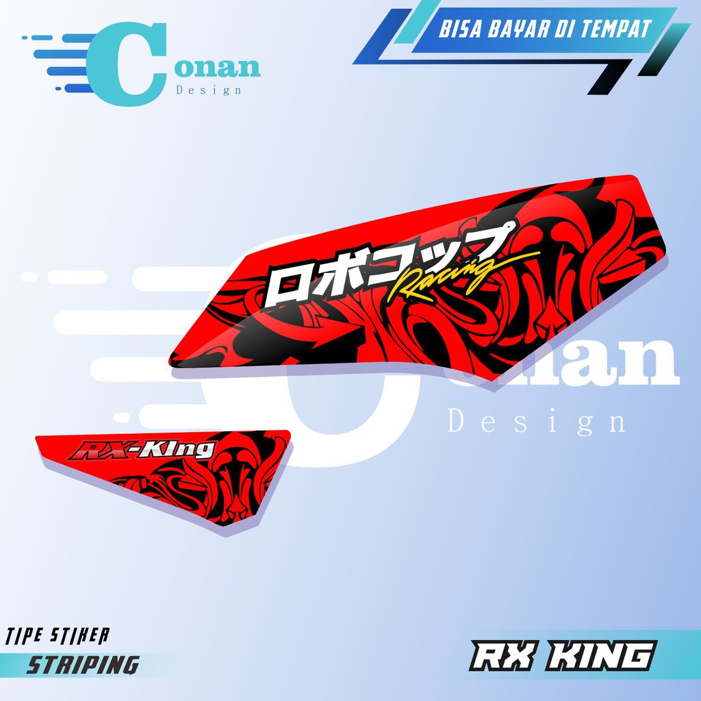 Striping Rx King Variasi 2004 2008 Setriping RX King Strip Japan Racing Variasi Motor RX KING