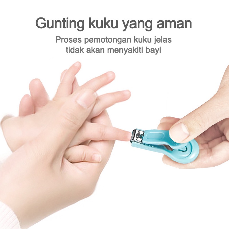 Gunting kuku bayi SET BABY CARE ISI 4 PCS / Baby nail clipper set/ C 57