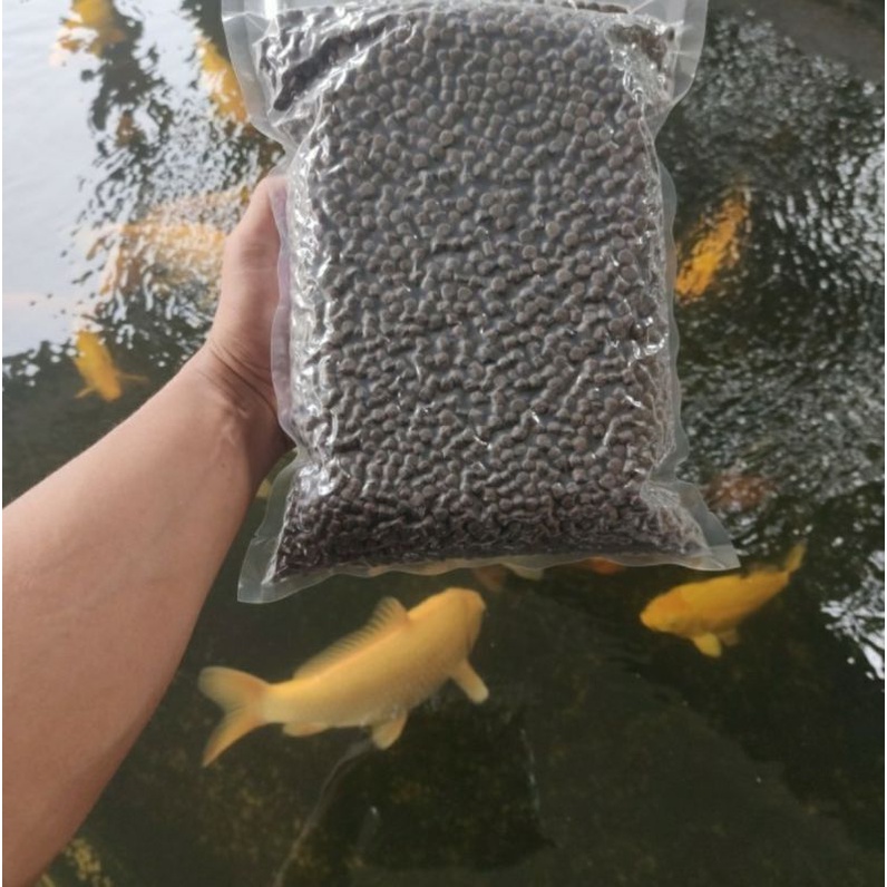 Pakan Koi Wellgro Color WELLRED Repack 1Kg