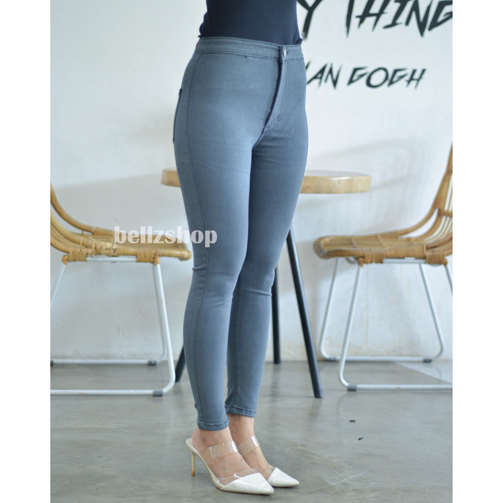 Celana Skinny HW Small Jeans - Celana Casseroles HW KECIL (TERSEDIA SIZE 27 - 30)