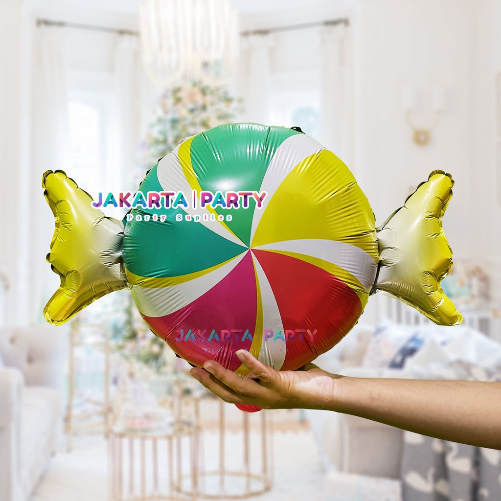 Balon Foil Lolipop #2 / Ballon Karakter Lolipop / Balon Permen / Balon Lolipop